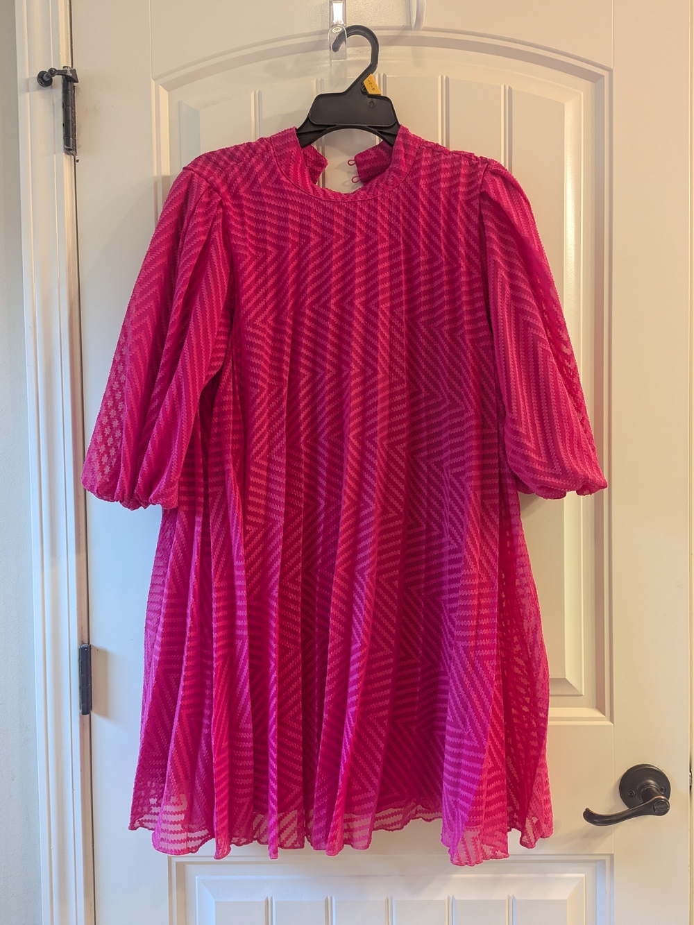 ASOS Pink Pleated Shift Dress